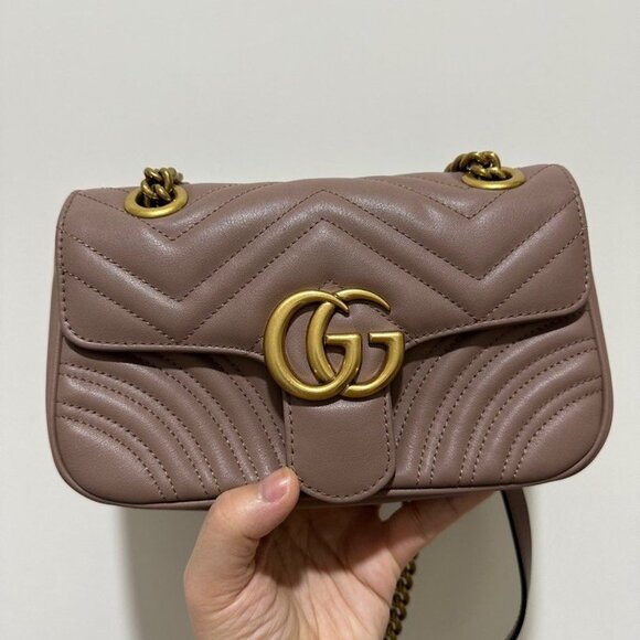 Gucci GG Small Marmont Matelasse Shoulder Bag - Picture 1 of 2